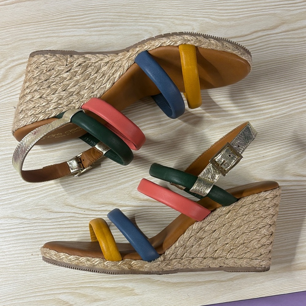 Colorful Wedge Sandals
